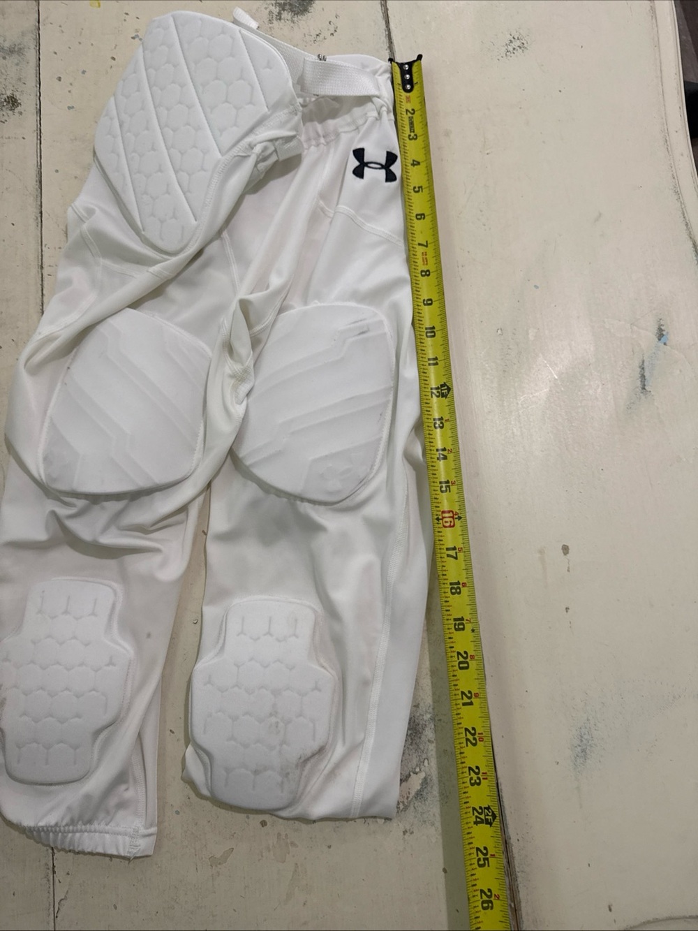 Under Armour Mens White Football Pants - Large - Picture 6 of 6